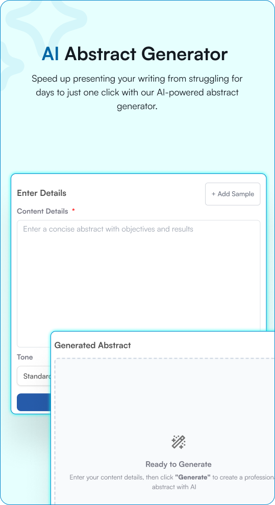 Free AI Abstract Generator