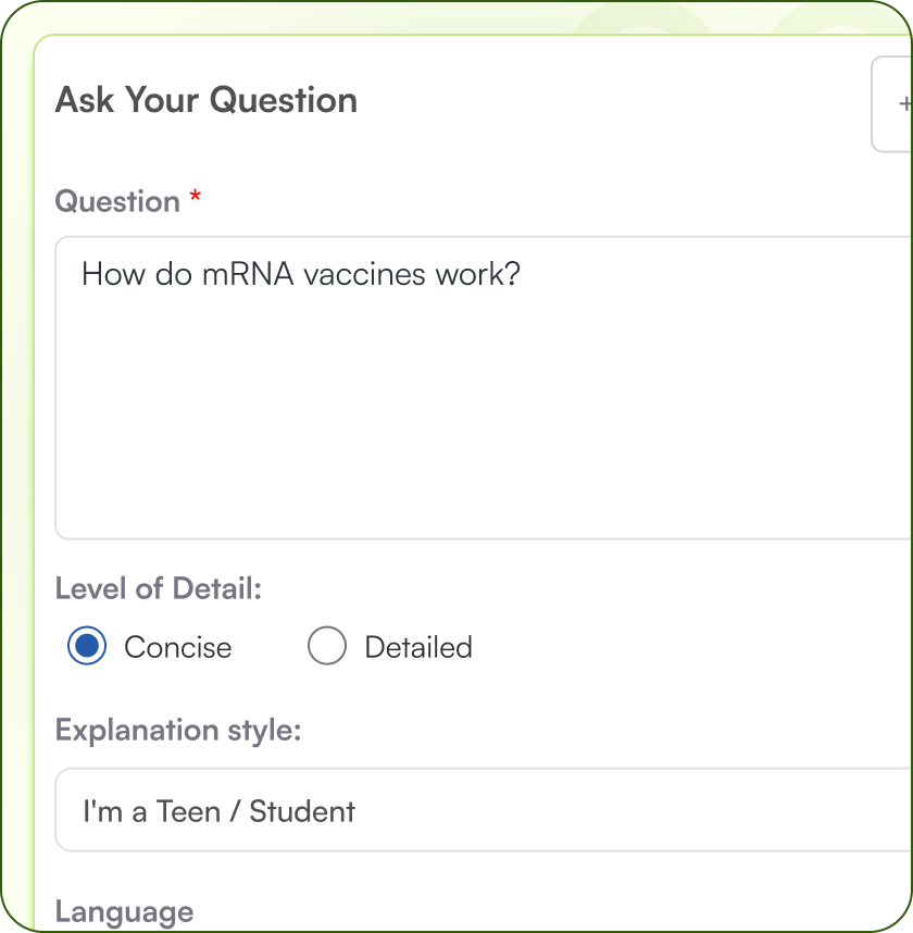 Only Ask The Right Question