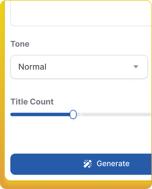 Titles That Speak, Rank & Resonate