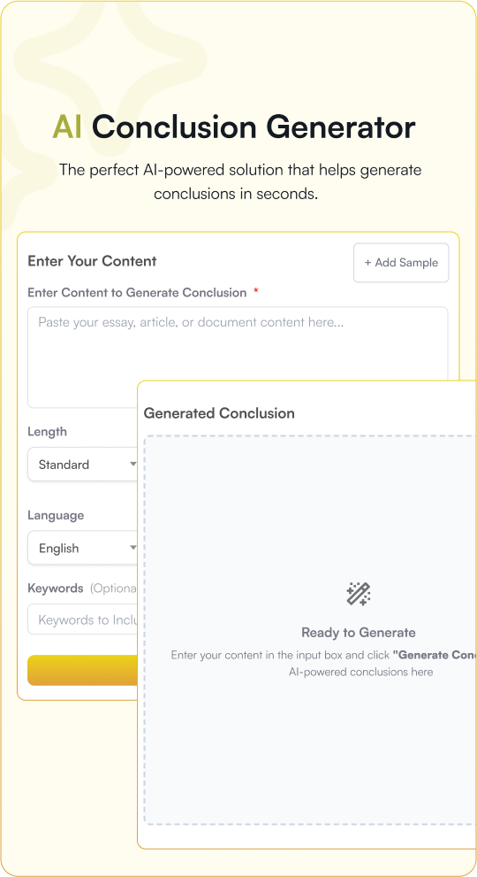 Free AI Conclusion Generator