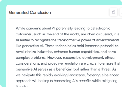 Tailored Statement Options