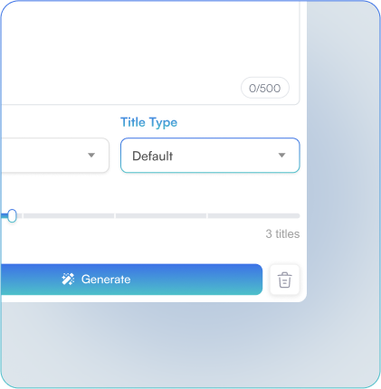 Handpick Your Title Type