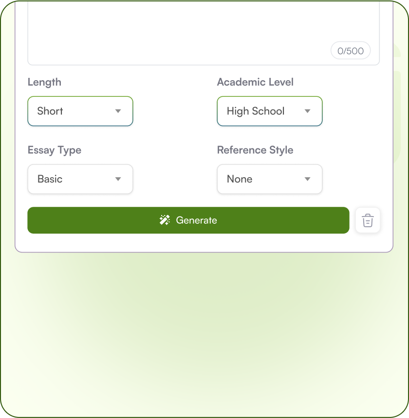 Flexible Essay Lengths