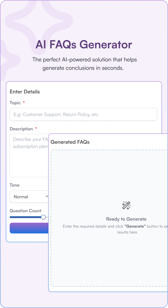Free AI FAQ Generator