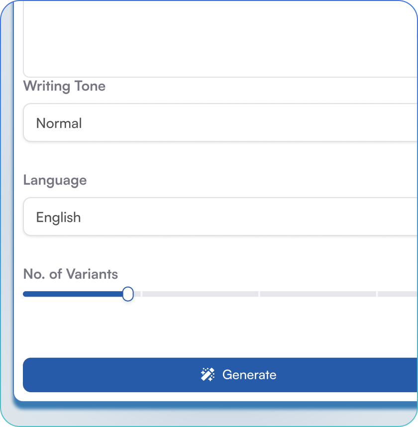 Multiple Variants One Purpose