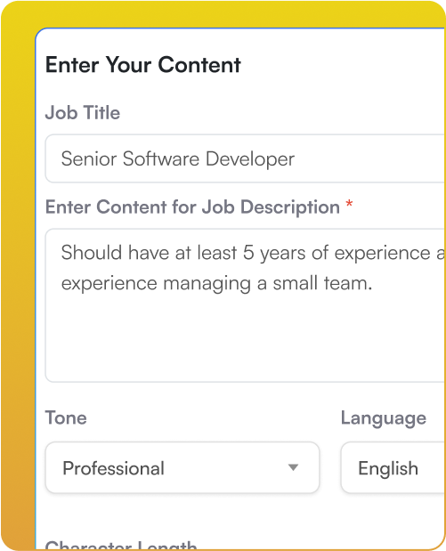 Why Our Job Description Generator Leads the Way