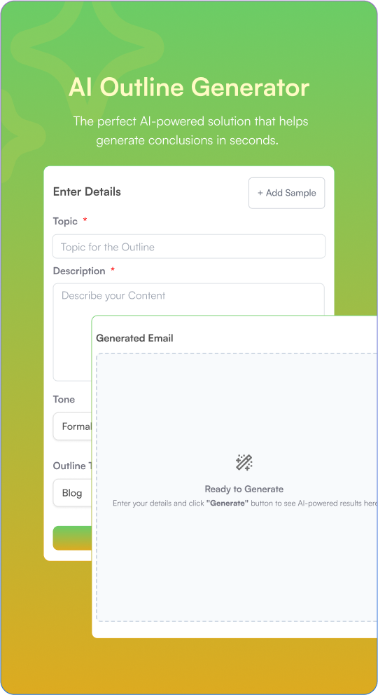 Free AI Outline Generator Tool Free AI Outline Generator Tool