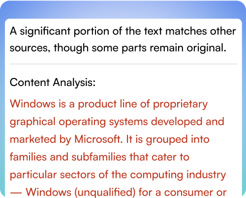 Plagiarism Detection That Maintains Credibility