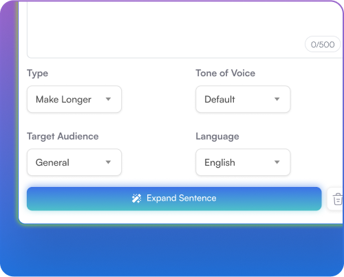Our Sentence Expander & Its Global Reception