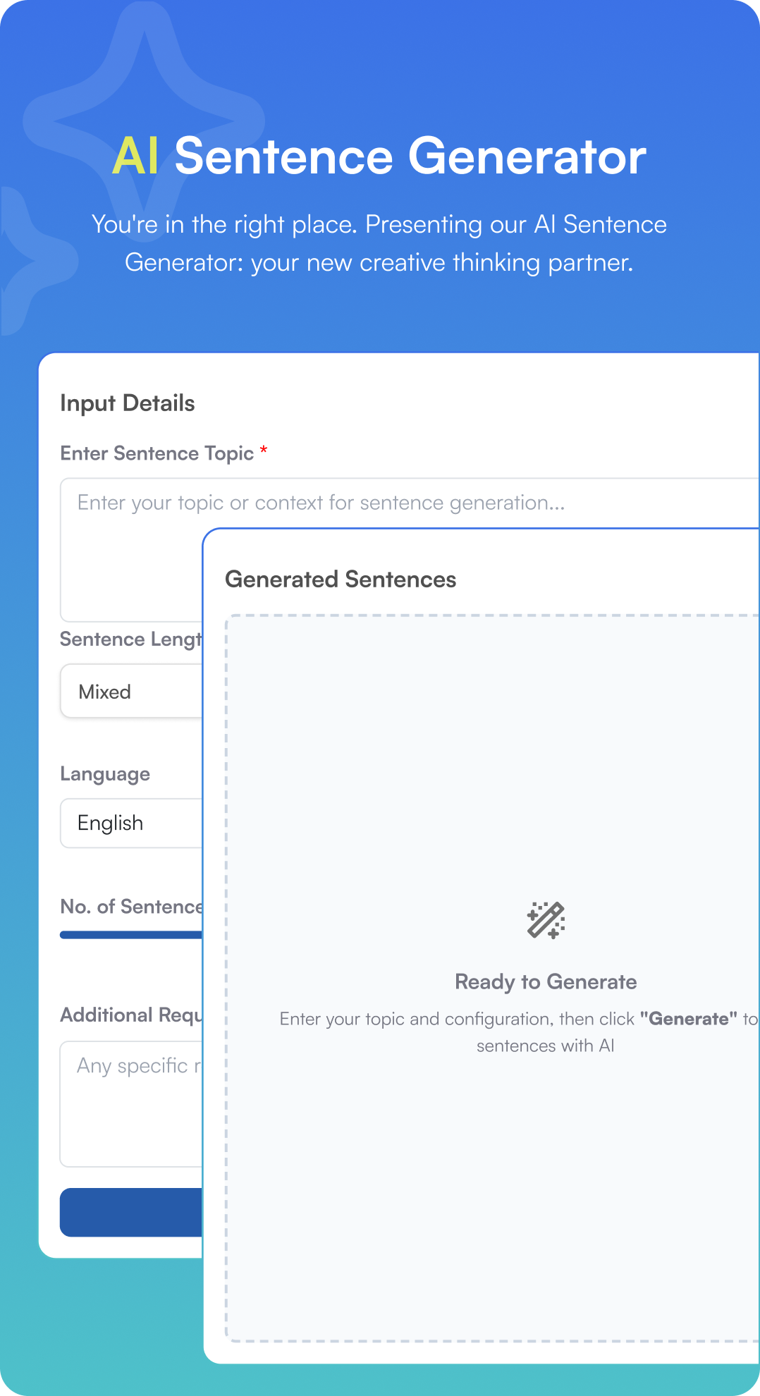 AI Sentence Generator