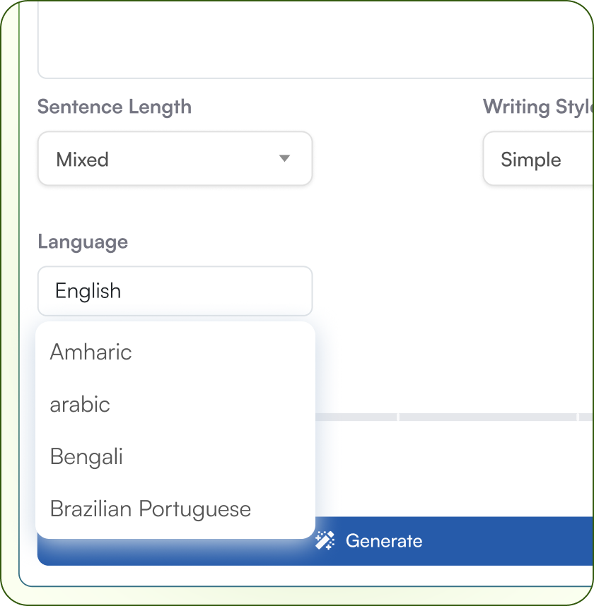 Talk / Write In A Language That's Your Own