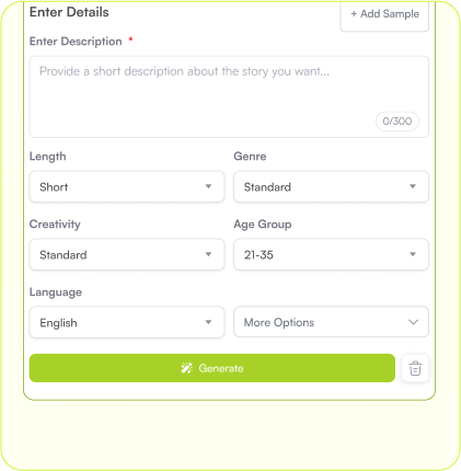 Control Your Storytelling with Flexible Narratives