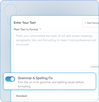 Optional Grammar and Spelling Fix