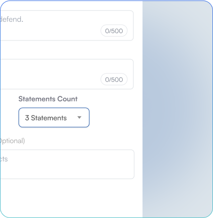Statement Count Control