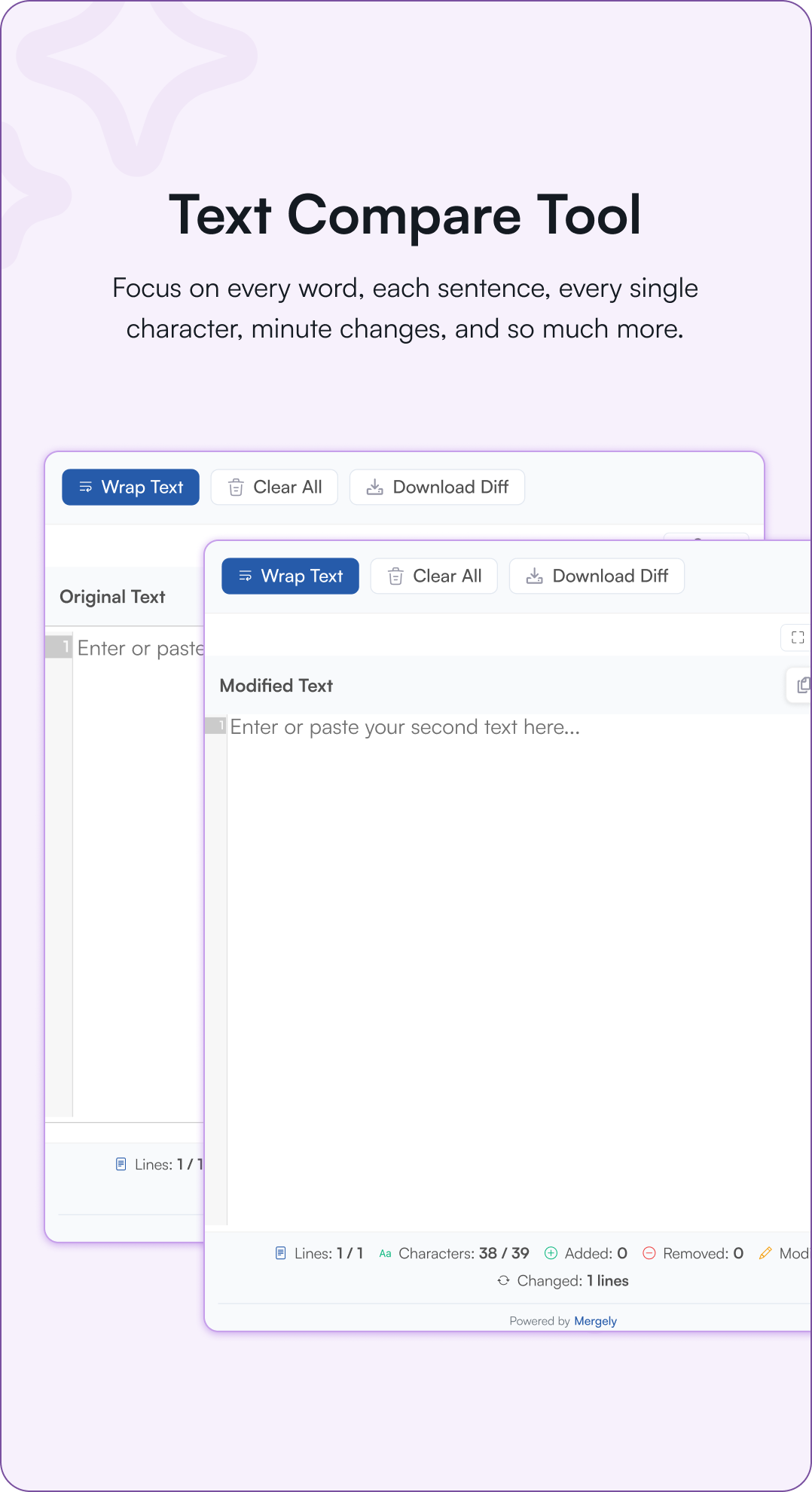 Text Compare Online Tool
