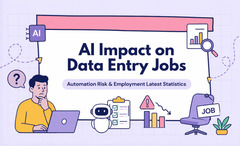 AI Impact on Data Entry Jobs 2026: Automation Risk & Employment Latest Statistics 