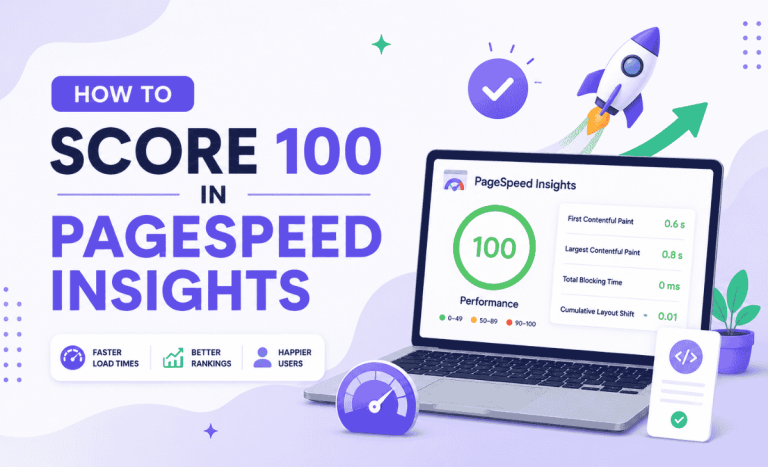 How To Score 100 In PageSpeed Insights