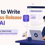 How to Write a Press Release with AI (Step-by-Step Guide with Product Launch Example)