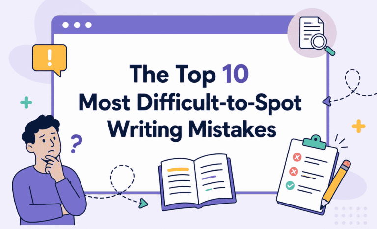 The Top 10 Most Difficult-to-Spot Writing Mistakes