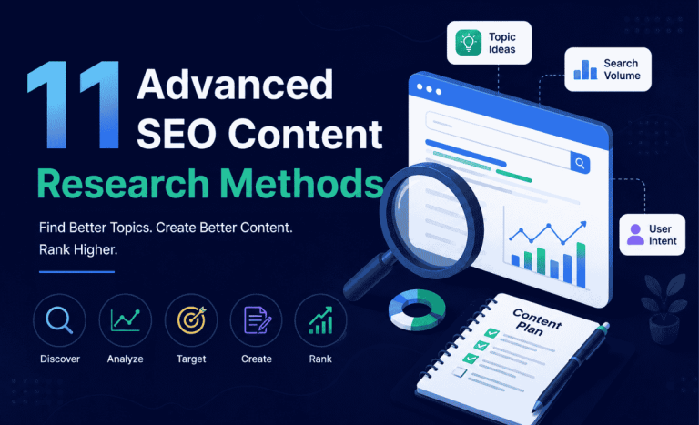 11 Advanced SEO Content Research Methods (Beyond Competitor Analysis)