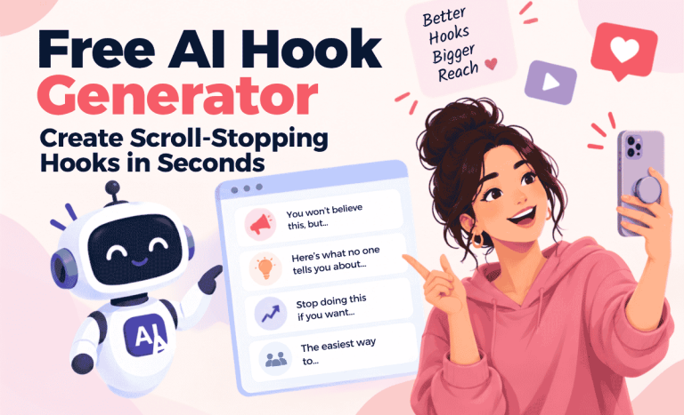 Free AI Hook Generator: Create Scroll-Stopping Hooks in Seconds