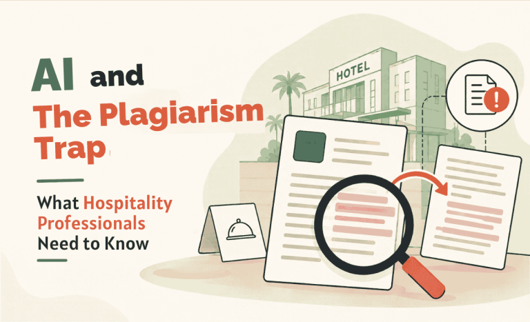 AI and The Plagiarism Trap: What Hospitality Professionals Need to Know